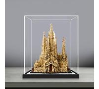Vitrina acrílica a prueba de polvo para Le-go 21065 modelo catedral (solo caja expositora) (StyleC 3 mm)