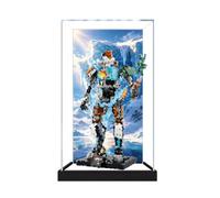Vitrina acrílica a prueba de polvo para modelo Le-go 77081 (fondo de 3 mmC) | Compatible con la vitrina acrílica transparente Le-go 77081 Mecha; a prueba de polvo, transparente, solo funda