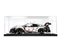 Vitrina acrílica, Caja de presentación acrílica para el Kit de Modelo para LE-GO 42096 Porsche RSR, Vitrina Antipolvo, gabinete de coleccionista, para LE-GO 42096 (Modelo no Incluido).