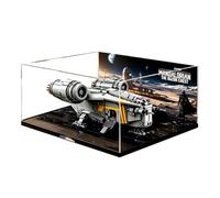 Vitrina acrílica, compatible con el juego de números Lego 75331 Razor Crown, a prueba de polvo, caja de almacenamiento, funda transparente, compatible con 75331 (solo caja de exhibición, kit no