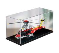 Vitrina acrílica compatible con helicópteros Lego 42145, a prueba de polvo (solo funda) (juegos de LEGO no incluidos) (3 mm)