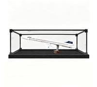 Vitrina acrílica compatible con LE*GO 10318 Concorde Vitrine de présentation en acrylique transparent / Rangement et Protection Anti-Poussière (Negro-3 mm)