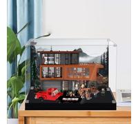 Vitrina acrílica compatible con Le-go 21354 modelo de residencia de lujo, caja a prueba de polvo, caja transparente, caja expositora (solo vitrina) (fondo de 3 mm)