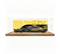Vitrina acrílica, compatible con LE*GO 77252 F*1 Coche de carreras APXGP-Estuche de presentación transparente y antipolvo para modelos de colección (Modelo no incluido) (Background B-3mm)