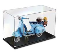 Vitrina Acrílica Compatible con Lego 10298 Scooter Vespa 125, Caja Modelo Acrílico Transparente Transparente para Lego 10298 (Modelo No Incluido) B,3mm