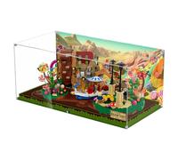 Vitrina acrílica, compatible con Lego 21360 Willy Wonka y The Chocolate Factory Set, a prueba de polvo, caja de almacenamiento, funda transparente, compatible con 21360 (solo caja de exhibición, kit