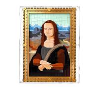 Vitrina acrílica, compatible con Lego 31213 Mona Lisa, kit de caja de construcción, regalos para fanáticos, armario de colección, compatible con Lego 31213 (solo funda