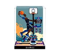 Vitrina acrílica compatible con Lego 43010 Slam Dunk, resistente al polvo, caja de almacenamiento, funda transparente, compatible con 43010 (solo caja de exhibición, kit no incluido)