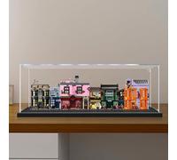 Vitrina acrílica, compatible con Lego 75978 Diagonal Lane Kit, vitrina transparente a prueba de polvo, estuche de almacenamiento (solo vitrina, 2 mm)