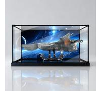Vitrina acrílica compatible con LEGO 76354 Helicarrier regalo/pieza de exhibición, caja de almacenamiento a prueba de polvo, escaparate de protección UV para coleccionistas (modelo no) (clásico)