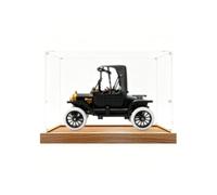 Vitrina acrílica compatible con LEGO® Icons 11376, caja transparente a prueba de polvo para modelo de coche vintage, soporte de exhibición transparente para coleccionables (juego no incluido) (negro)