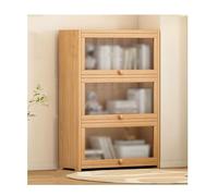 Vitrina acrílica de 4 niveles con puerta abatible para juguetes y libros coleccionables, sellado y a prueba de polvo, transparente, gabinete y estantería para curiosidades, 60 x 101 cm