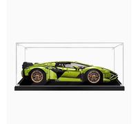 Vitrina acrílica de Bloques de construcción, Vitrina a Prueba de Polvo para tecnología Lego 42115 Lamborghini Sián FKP 37 (Solo Vitrina incluida, sin Kit Lego)(3mm)