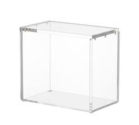 Vitrina acrílica, de figuras transparente a prueba de polvo, organizador de almacenamiento, cubierta protectora para sala de estar, dormitorio, estudio, mesa, armario, pasatiempos en casa