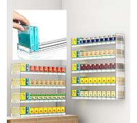 Vitrina acrílica | Estante de pared y organizador de encimera | Caja de almacenamiento transparente para minoristas y supermercados