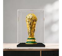 Vitrina acrílica para el Trofeo de la Copa Mundial de la FIFA L*E-GO 43020 - Caja de Almacenamiento - A Prueba de Polvo - Compatible con el Set 43020 (Solo Vitrina, Set no Incluido)