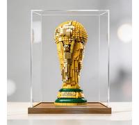 Vitrina acrílica para el Trofeo de la Copa Mundial de la FIFA L*E-GO 43020 - Caja de Almacenamiento - A Prueba de Polvo - Compatible con el Set 43020 (Solo Vitrina, Set no Incluido)