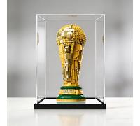 Vitrina acrílica para el Trofeo de la Copa Mundial de la FIFA L*E-GO 43020 - Caja de Almacenamiento - A Prueba de Polvo - Compatible con el Set 43020 (Solo Vitrina, Set no Incluido)