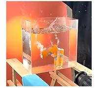 Vitrina acrílica para fotografía con Tanque de AGU 5mm Clear Acrylic Water Ripple Photography Tank For Food Cosmetics Multiple Sizes(40x20x40cm/16x8x16in)