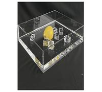Vitrina acrílica para fotografía con Tanque de AGU Bandeja acrílica de fotografía for Retratos filmación submarina, Publicidad Alimentos, tamaños múltiples(20x15x15cm/7.8x5.9x5.9in)