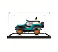 Vitrina acrílica para Jeep Wrangler Rubicon SUV LE*GO 42227, transparente, a prueba de polvo, para modelos de construcción coleccionables (acabado espejo, 3 mm)
