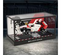 Vitrina acrílica para L-e*g-o Icons Mc*Laren F1 MP4/4 y Ayrton Senna 10330, estuche de almacenamiento y organización a prueba de polvo, tamaño: 40 x 20 x 20 cm (C)