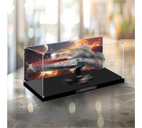 Vitrina acrílica para L-EGO 75441 Hunter-Class Attack Cruiser - Caja de almacenamiento transparente a prueba de polvo (modelo no incluido) (D)