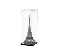 Vitrina acrílica para Le-go 10307 Torre Eiffel en París, caja de almacenamiento transparente a prueba de polvo (solo vitrina) (3 mm)