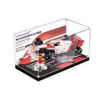 Vitrina acrílica para Le-go 10330 modelo de coche de carreras, caja expositora a prueba de polvo (solo caja de exhibición)