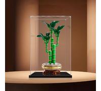 Vitrina acrílica para Le-go 10344 modelo Lucky Bambú, caja expositora a prueba de polvo (solo caja expositora) (estilo A 2 mm)