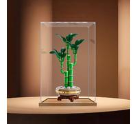 Vitrina acrílica para Le-go 10344 modelo Lucky Bambú, caja expositora a prueba de polvo (solo caja expositora) (estilo B 2 mm)