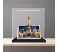 Vitrina acrílica para Le-go 21064 Paris - Modelo Ciudad del Amor, caja expositora a prueba de polvo (solo caja expositora) (Estilo A 2 mm)