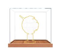 Vitrina acrílica para Le-go 40591 modelo Estrella de la Muerte, caja expositora a prueba de polvo (solo caja expositora) (estilo B 2 mm)