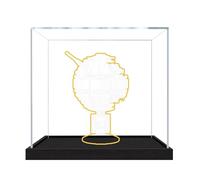 Vitrina acrílica para Le-go 40591 modelo Estrella de la Muerte, caja expositora a prueba de polvo (solo caja expositora) (estilo A 2 mm)