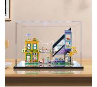 Vitrina acrílica para Le-go 41732 City Centre Floristería y Muebles Modelo, caja expositora a prueba de polvo (solo caja expositora) (3 mm)