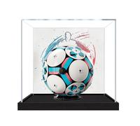 Vitrina acrílica para Le-go 43019 FIFA World Cup Soccer Model, caja expositora a prueba de polvo (solo caja expositora) (fondo 3mm-A)