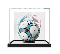Vitrina acrílica para Le-go 43019 FIFA World Cup Soccer Model, caja expositora a prueba de polvo (solo caja expositora) (fondo 3mm-C)