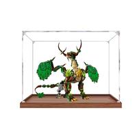 Vitrina acrílica para Le-go 71859 modelo Life Source Dragon, caja expositora a prueba de polvo (solo caja de exhibición) (estilo B 2 mm)