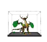 Vitrina acrílica para Le-go 71859 modelo Life Source Dragon, caja expositora a prueba de polvo (solo caja expositora) (estilo A 2 mm)