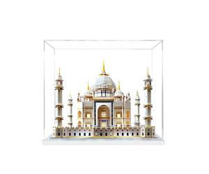 Vitrina acrílica para Lego 10256 Taj Mahal de 3 mm para Lego Taj Mahal (el modelo no está incluido) (base blanca)