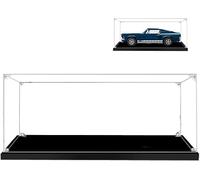 Vitrina acrílica para Lego 10265 Vitrina transparente a prueba de polvo para Lego Ford Mustang (el modelo de bloque de construcción NO está incluido)(3mm)