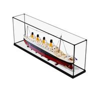 Vitrina acrílica para Lego 10294 Titanic Modelo, vitrina transparente a prueba de polvo, modelo Collection Display Case (modelo no incluido) (transparente A)