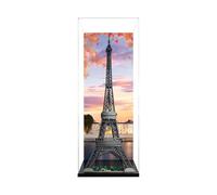 Vitrina acrílica para Lego 10307 Torre Eiffel, Caja de Almacenamiento Grande a Prueba de Polvo para Lego 10307, Caja de exhibición (sin Modelo)(2mm)