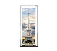 Vitrina acrílica para Lego 10307 Torre Eiffel, Caja de Almacenamiento Grande a Prueba de Polvo para Lego 10307, Caja de exhibición (sin Modelo)(3mm)