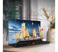 Vitrina acrílica para Lego 10335 Endurance Expedition Ship Model, caja de exhibición a prueba de polvo, caja de almacenamiento, caja transparente, caja de exhibición compatible con Lego 10335 (solo