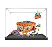 Vitrina acrílica para Lego 10352 The Simpsons Krusty's Burger Joint, caja de almacenamiento transparente a prueba de polvo, caja de exhibición compatible con 10352 (solo caja) (2 mm)