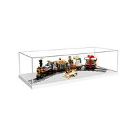 Vitrina acrílica para LEGO 10361 Christmas Express Train, caja de almacenamiento transparente integrada a prueba de polvo (modelo no incluido) (transparente)