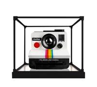 Vitrina acrílica para Lego 21345 modelo Polaroid, caja expositora de 3 mm a prueba de polvo, vitrina compatible con Lego 21345 (modelo no incluido) (marco de aleación negro)