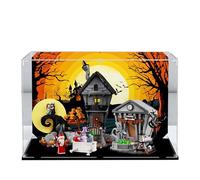 Vitrina Acrílica para Lego 21351 The Nightmare Before Christmas - Caja a Prueba de Polvo, Transparente, Expositora Compatible (Solo Funda, Sin Modelo)