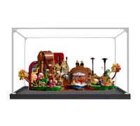 Vitrina acrílica para Lego 21360 Chocolate Factory, caja a prueba de polvo, caja de almacenamiento, caja transparente, caja expositora compatible con 21360 (solo caja) (3 mm, transparente)
